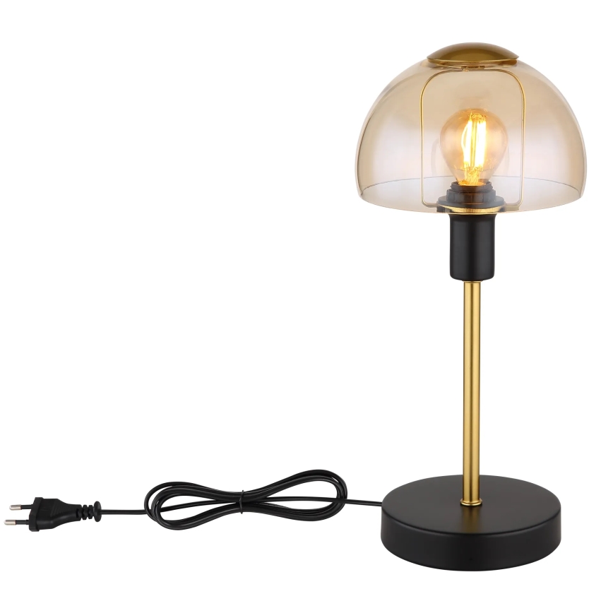 Globo - Table touch lamp 1xE14/25W/230V black/gold