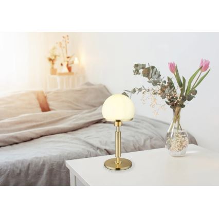 Globo - Table lamp 1xE27/40W/230V gold