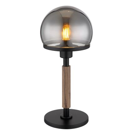 Globo - Table lamp 1xE27/40W/230V black/brown