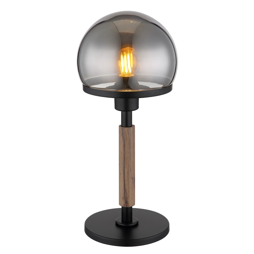 Globo - Table lamp 1xE27/40W/230V black/brown