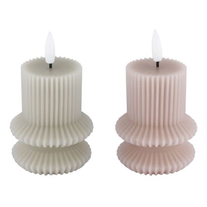 Globo - SET 2x LED Candle LED/0,06W/3V 1xCR2032 210 mAh