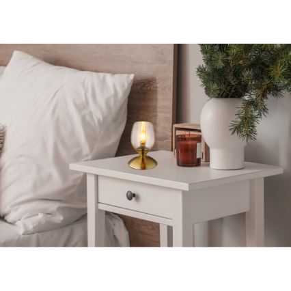 Globo - Table touch lamp 1xE14/25W/230V brass