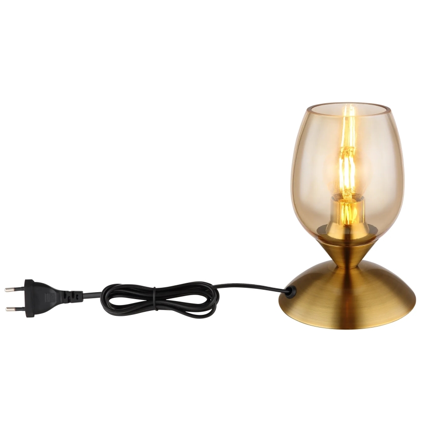 Globo - Table touch lamp 1xE14/25W/230V brass