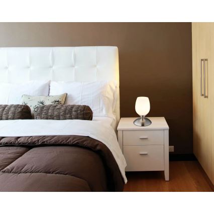 Globo - Table touch lamp 1xE14/25W/230V matte chrome
