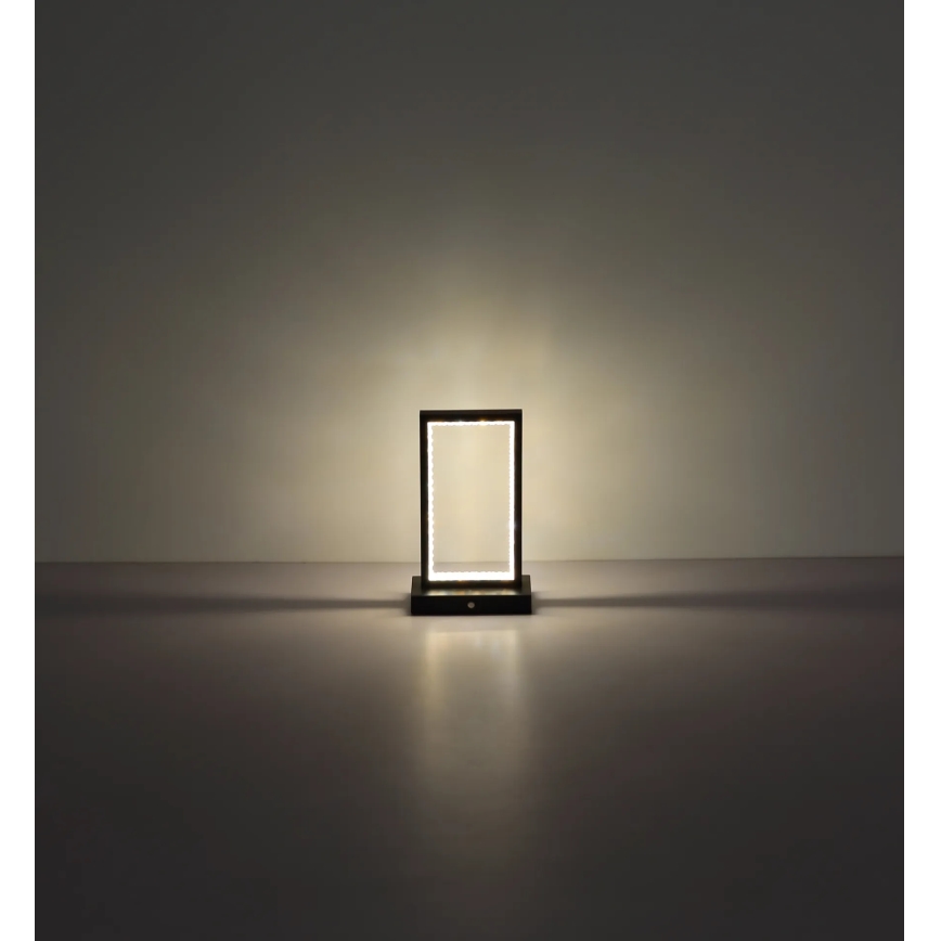 Globo - LED Dimmable touch table lamp LED/3W/3,7V 2700K/4000K/6500K 1800 mAh USB black
