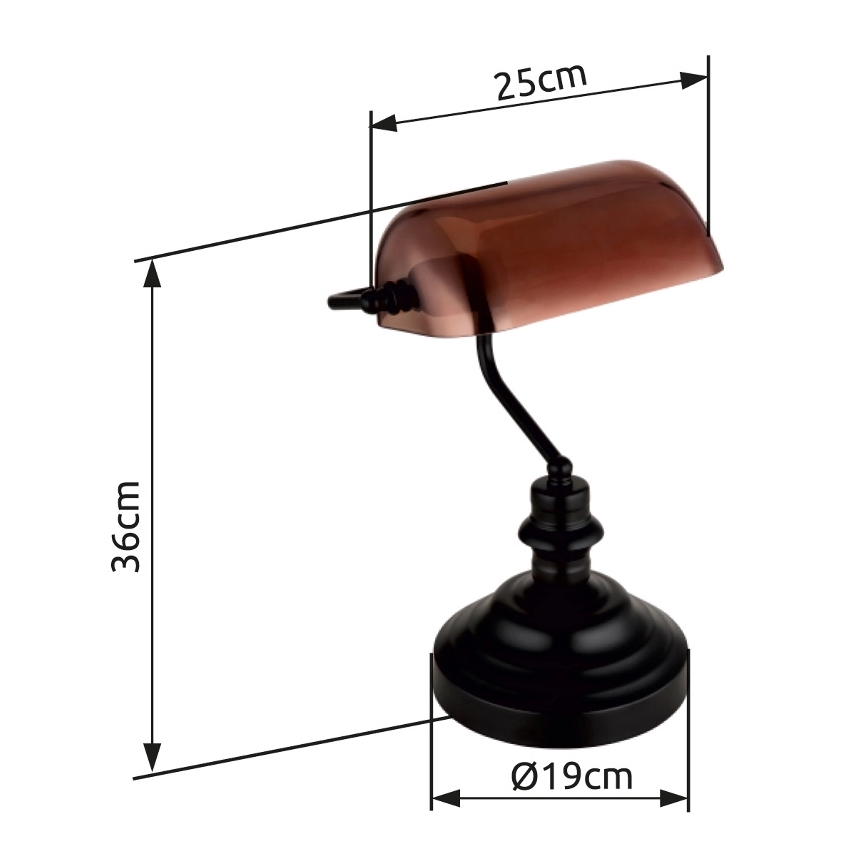 Globo - Table lamp 1xE27/60W/230V