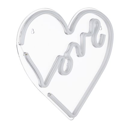 Globo - LED Neon wall decoration LED/3W/USB heart