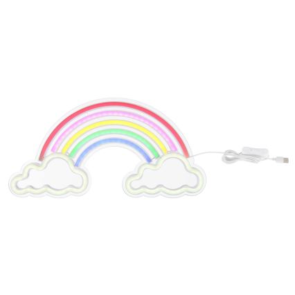 Globo - LED Neon wall decoration LED/3W/USB rainbow