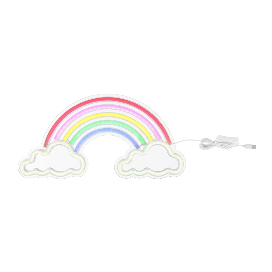 Globo - LED Neon wall decoration LED/3W/USB rainbow