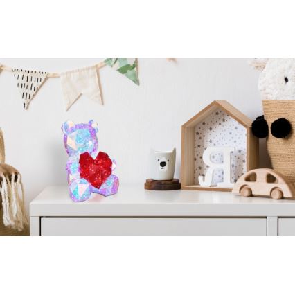Globo - LED Table Decoration in Gift Packaging LED/6W/5V USB Bear