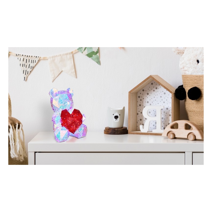 Globo - LED Table Decoration in Gift Packaging LED/6W/5V USB Bear