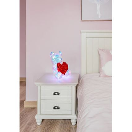 Globo - LED Table Decoration in Gift Packaging LED/6W/5V USB Bear