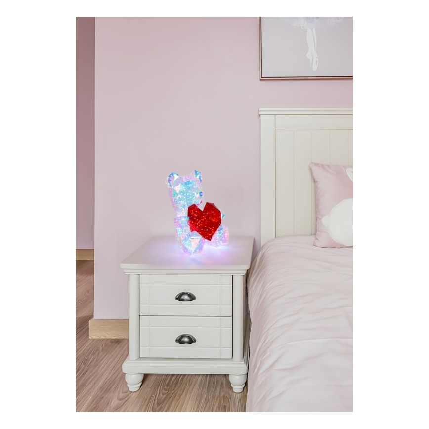 Globo - LED Table Decoration in Gift Packaging LED/6W/5V USB Bear
