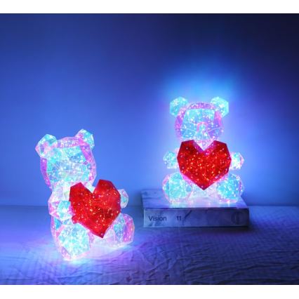 Globo - LED Table Decoration in Gift Packaging LED/6W/5V USB Bear
