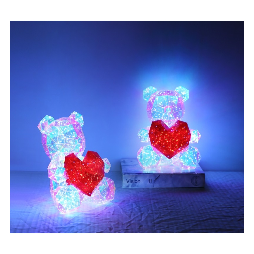 Globo - LED Table Decoration in Gift Packaging LED/6W/5V USB Bear