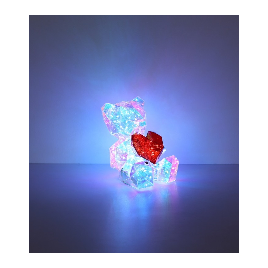 Globo - LED Dimmable rechargeable table decoration LED/3W/5V 1200 mAh bear