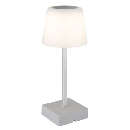 Globo - LED Dimmable touch table lamp LED/2W/5V 3000/4500/6500K 800 mAh silver