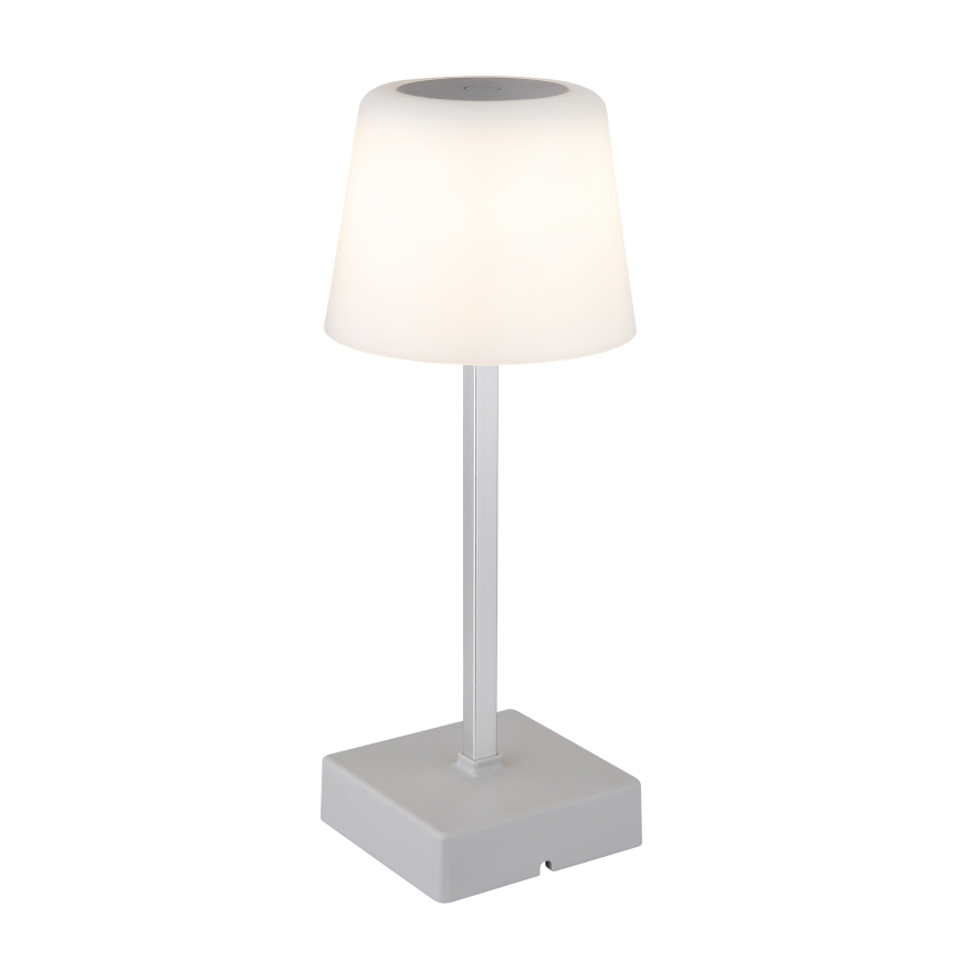 Globo - LED Dimmable touch table lamp LED/2W/5V 3000/4500/6500K 800 mAh silver