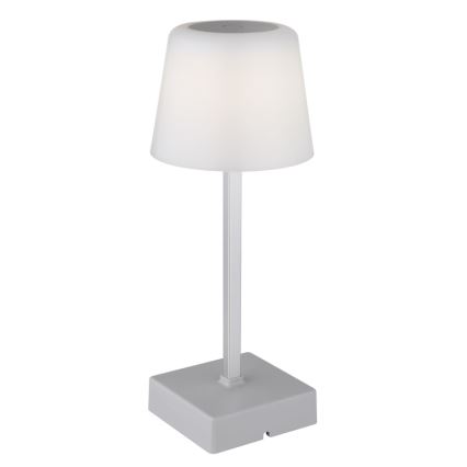 Globo - LED Dimmable touch table lamp LED/2W/5V 3000/4500/6500K 800 mAh silver