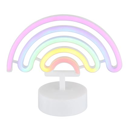 Globo - LED Neon table decoration LED/2W/3xAA rainbow
