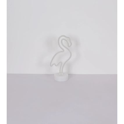 Globo - LED Neon table decoration LED/2W/3xAA flamingo
