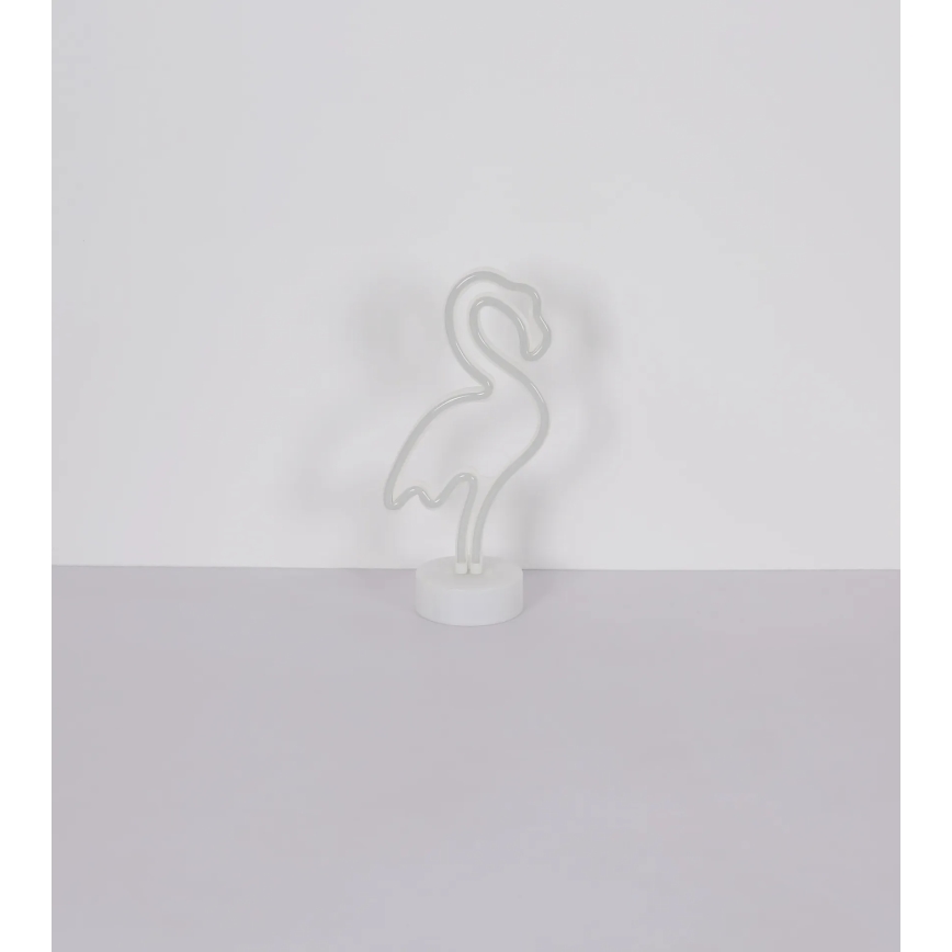 Globo - LED Neon table decoration LED/2W/3xAA flamingo