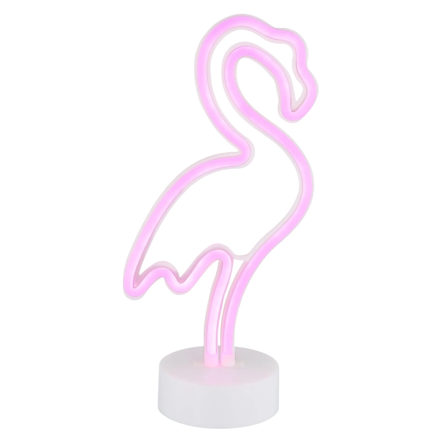 Globo - LED Neon table decoration LED/2W/3xAA flamingo