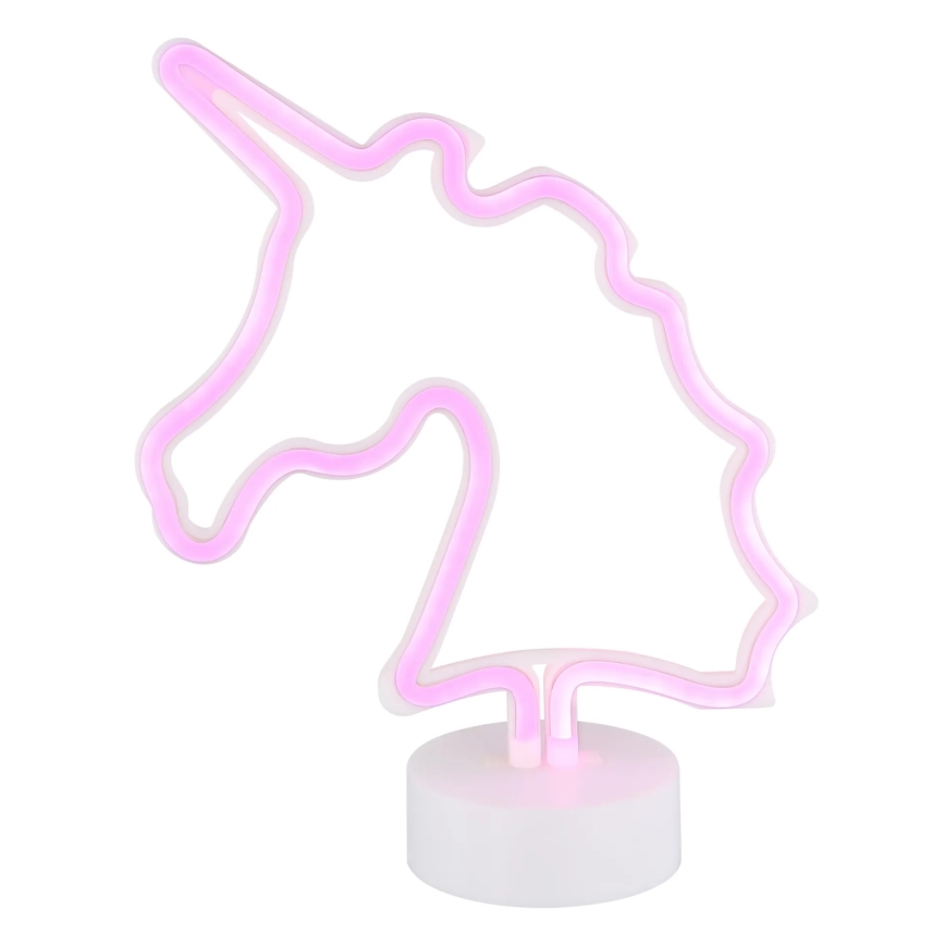 Globo - LED Neon table decoration LED/2W/3xAA unicorn