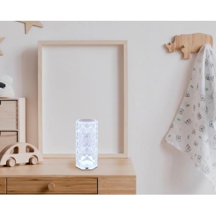 Globo - LED RGB Rechargeable touch table lamp LED/0,6W/3,7V 500mAh