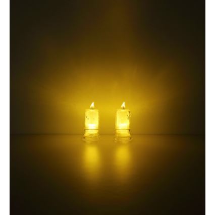 Globo - SET 2x LED Candle LED/0,25W/3xLR1130