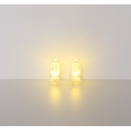 Globo - SET 2x LED Candle LED/0,25W/3xLR1130