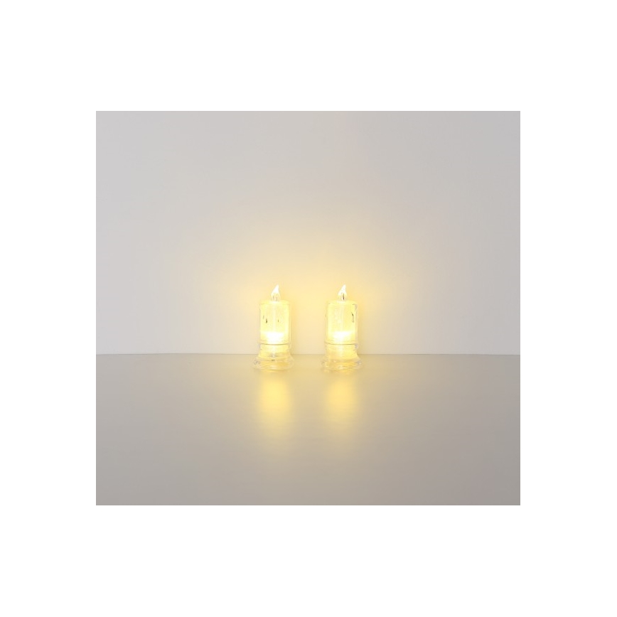 Globo - SET 2x LED Candle LED/0,25W/3xLR1130