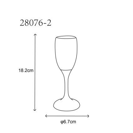 Globo - SET 2x LED Cup LED/0,06W/2xCR2032