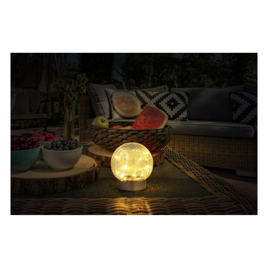 Globo - LED Decorative rechargeable table lamp 25xLED/0,06W/5V 600 mAh IP44