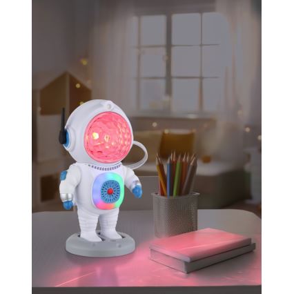 Globo - LED RGB Table lamp LED/6W/5V astronaut white