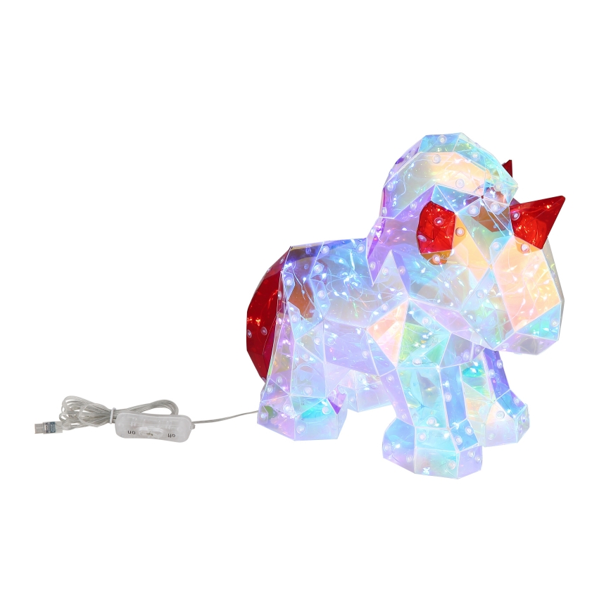 Globo - LED Table decoration LED/3W/5V USB unicorn