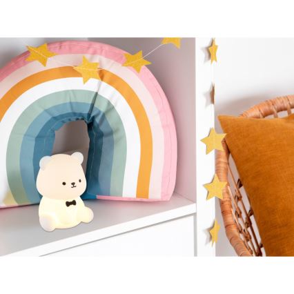Globo - LED RGBW Dimmable Rechargeable Kids' Night Light LED/1W/5V 1200 mAh Bear