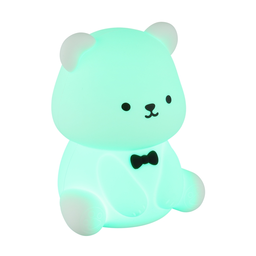 Globo - LED RGBW Dimmable Rechargeable Kids' Night Light LED/1W/5V 1200 mAh Bear