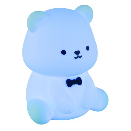 Globo - LED RGBW Dimmable Rechargeable Kids' Night Light LED/1W/5V 1200 mAh Bear