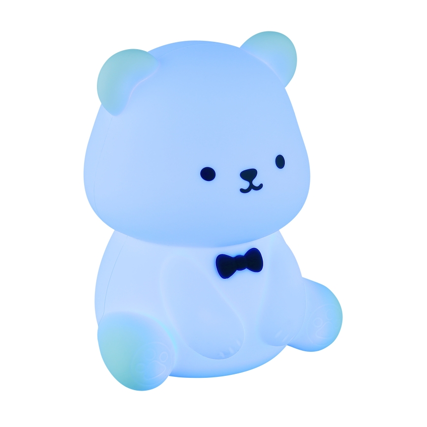 Globo - LED RGBW Dimmable Rechargeable Kids' Night Light LED/1W/5V 1200 mAh Bear