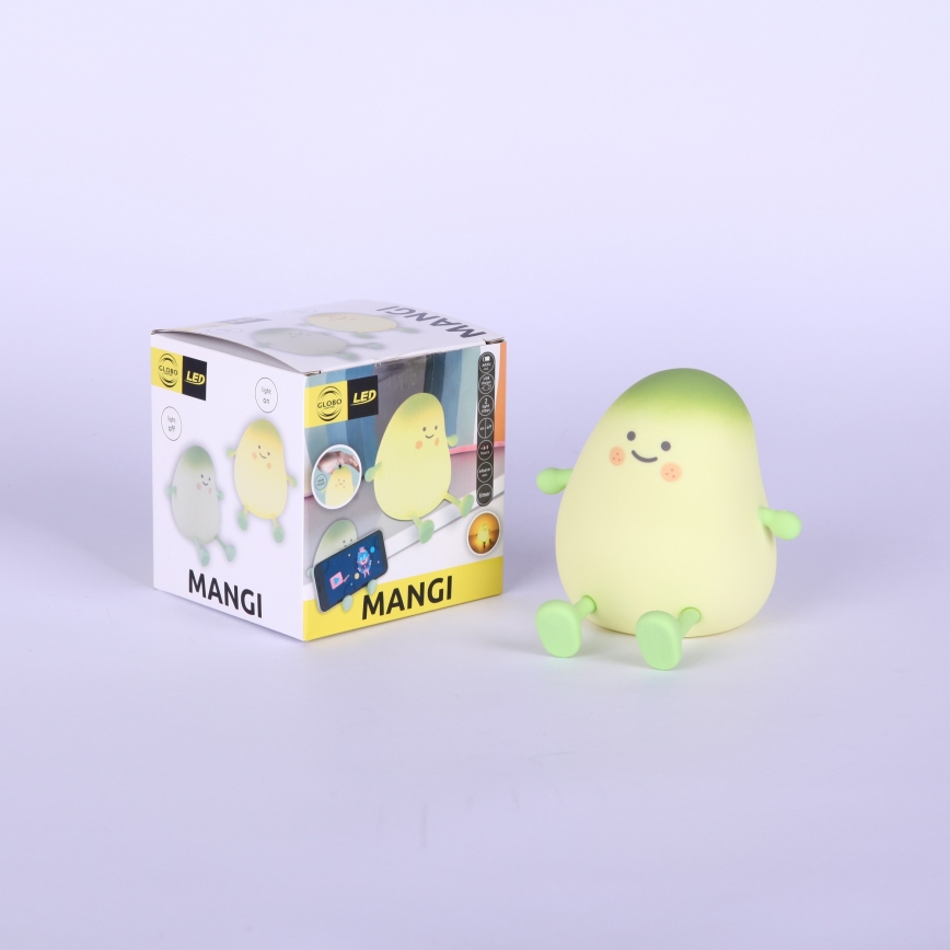 Globo - RGBW LED Dimmable Rechargeable Children's Night Light LED/2W/5V 1200 mAh Mango