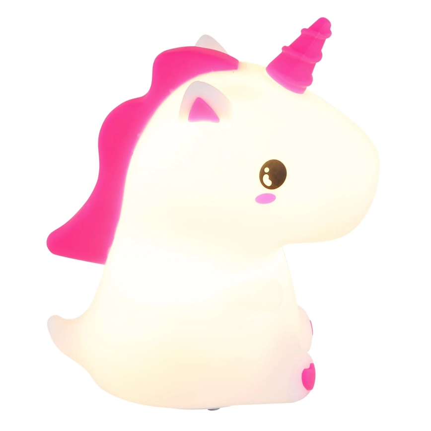 Globo - LED RGBW Dimmable Rechargeable Children's Night Light LED/1,5W/5V 1200 mAh Unicorn