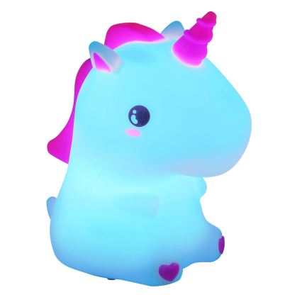 Globo - LED RGBW Dimmable Rechargeable Children's Night Light LED/1,5W/5V 1200 mAh Unicorn