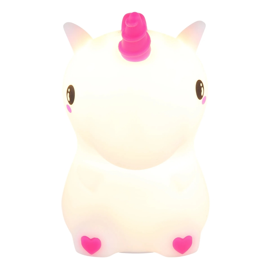Globo - LED RGBW Dimmable Rechargeable Children's Night Light LED/1,5W/5V 1200 mAh Unicorn