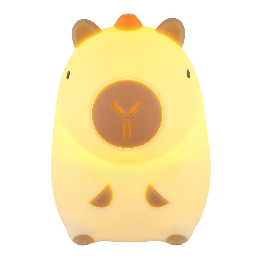 Globo - LED RGBW Dimmable Rechargeable Children's Night Light LED/1,5W/5V 1200 mAh Capybara