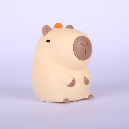 Globo - LED RGBW Dimmable Rechargeable Children's Night Light LED/1,5W/5V 1200 mAh Capybara