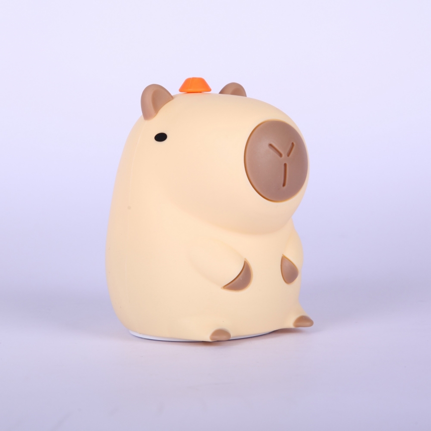Globo - LED RGBW Dimmable Rechargeable Children's Night Light LED/1,5W/5V 1200 mAh Capybara