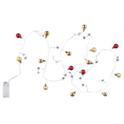 Globo 29900-20 - LED Decorative chain 20xLED/0,03W/2xAA