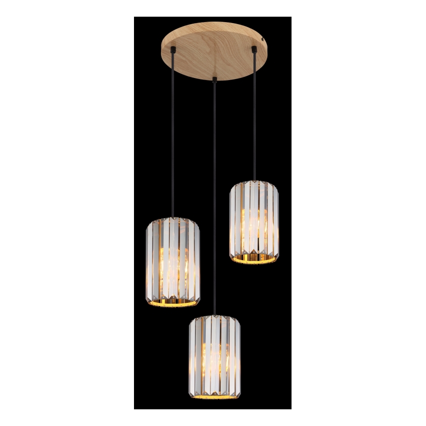 Globo - Chandelier on a string 3xE27/60W/230V d. 35 cm