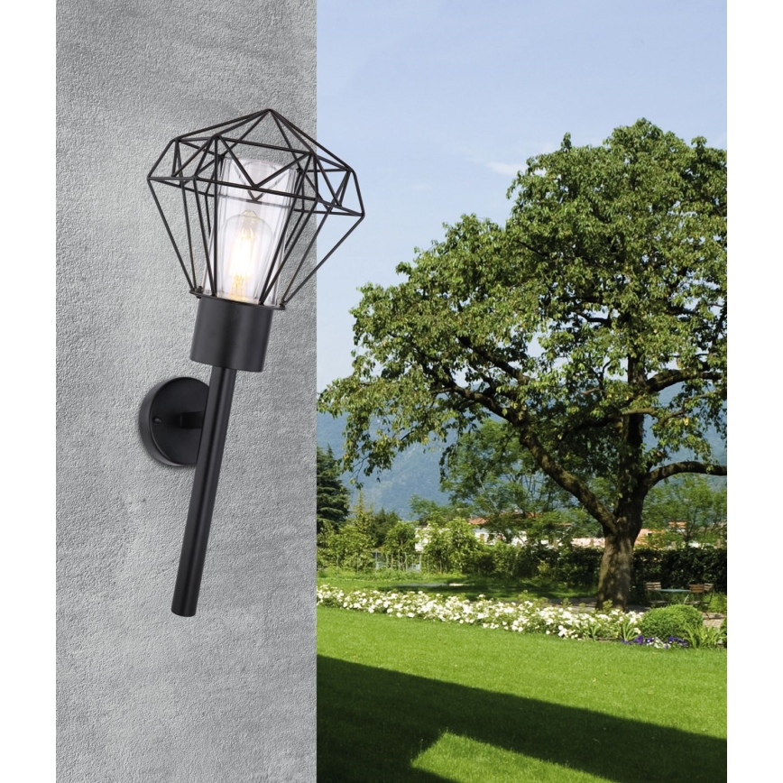 Globo - Outdoor wall light 1xE27/15W/230V IP44